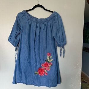 Speed Control New York Chambray Dress Small